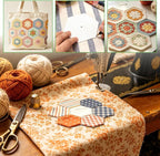 240 PCS Hexagon Piecing Paper Templates, 1.5" White Paper templates, Quilting - Image 5