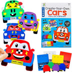 VKPI 4 Pieces EVA Foam Art Crafts Gift Kit, Creative Make Your Own Cars by VKPI