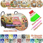 Axquilon 8 Pcs Fall Diamond Art Coasters Kit - Image 2