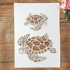 TIAMECH A4 Reusable Sea Turtle Stencil by TIAMECH