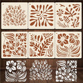 Matisse Reusable Leaf &Floral Stencil Templates by XIAOSHAN