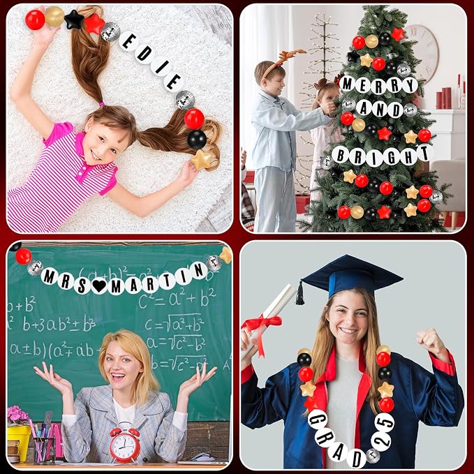 Simgoing Classroom Decor DIY Giant Friendship Bracelet Garland Teacher Table - Image 6