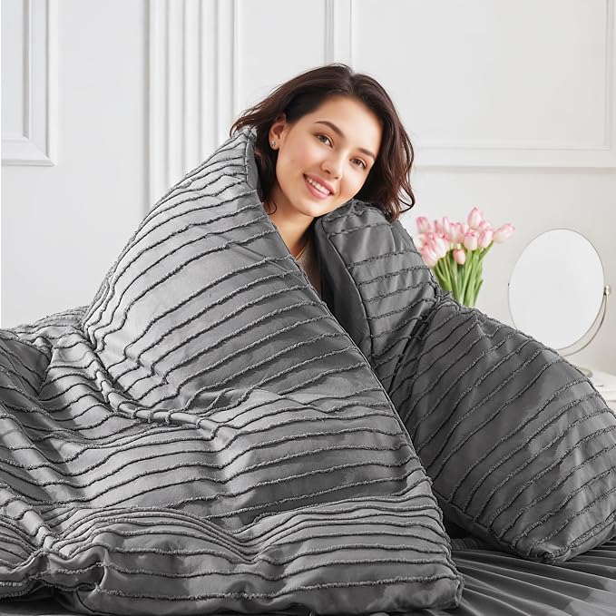 NEXHOME PRO Duvet Cover, Soft and Lightweight 100% Washed Microfiber Comforter - Image 3