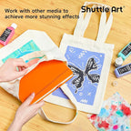 Fabric Paint, Shuttle Art 30 Colors Permanent Soft Fabric Paint in Bottles - Image 6