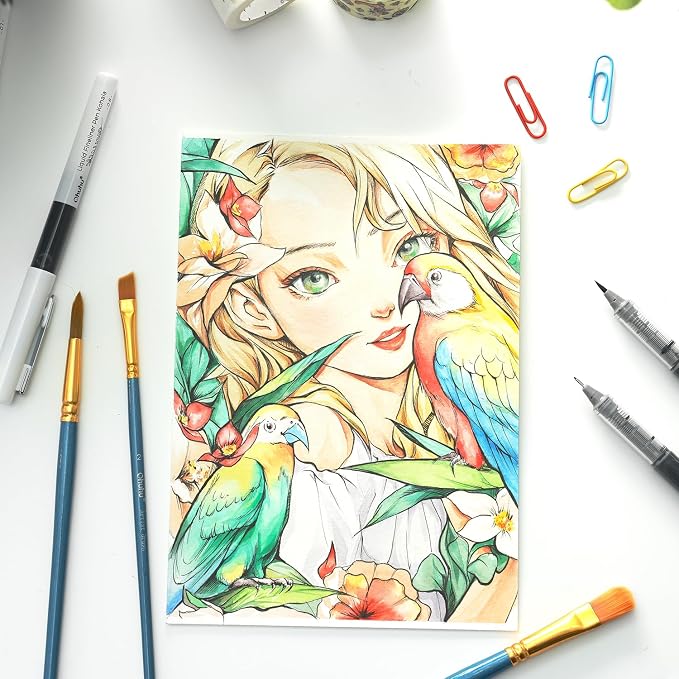 Ohuhu Liquid Fineliner Drawing Pens: 9 Sizes Micro Pens Drawing Pens Pigment - Image 7