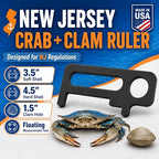 Crab Measurement Tool for Crabs and Clams | New Jersey Regulation 3.5" Soft - Image 2
