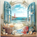 HITO Beach Landscape Diamond Painting Kits by HITO