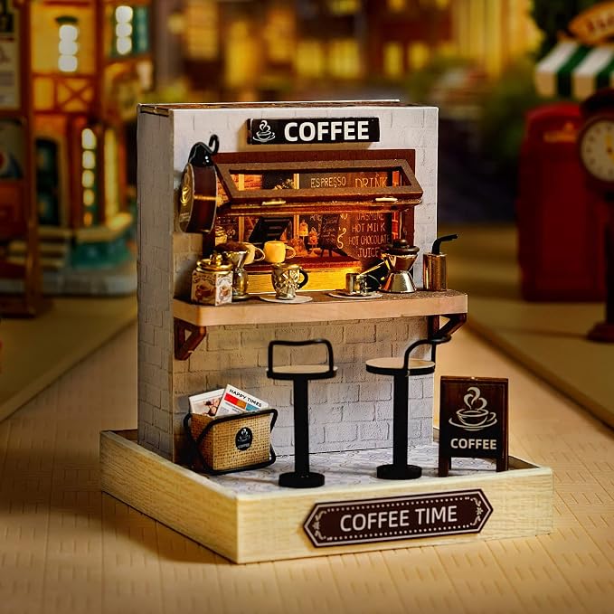 CUTEROOM DIY Doll House Miniature Furniture Wooden House Kit - Image 3