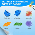 ESRICH Large Canvas for Painting, 10 Pack Square Canvas Boards for Painting - Image 4