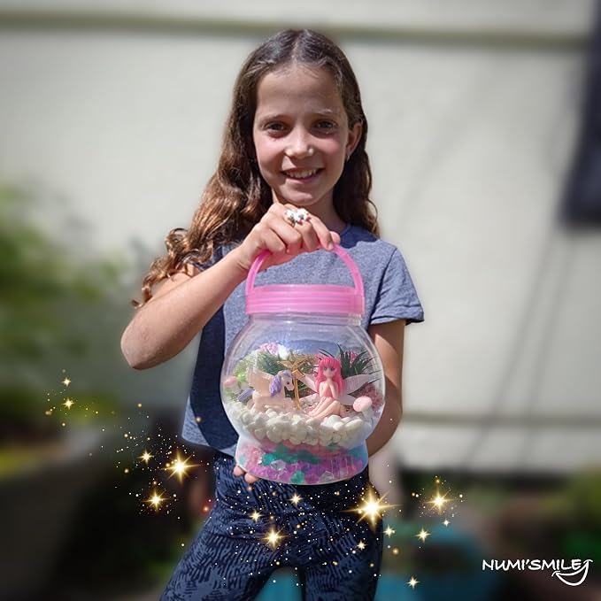 Make Your Own Light-Up Fairy & Unicorn Terrarium Arts and Crafts - Image 2