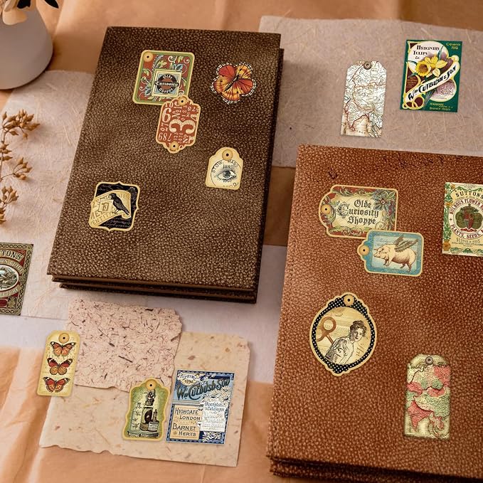 PRSTINCOL 116Pcs Vintage Stickers - Image 2