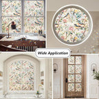 Window Privacy Film Stained Glass 35.4" x 78.7" Rainbow | Static cling – no glue - Image 6