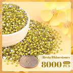 8000PCS 3mm Resin Rhinestones Bulk - Image 2