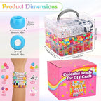 shynek 3800 Pony Beads: Bulk for Bracelets, Hair Braids & Craft - Image 4