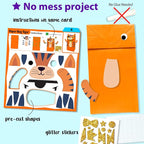 KRAFUN Safari Animal Beginner Paper Craft Kit - Image 4