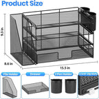 OPNICE Desk Organizer, 4-Tier Desktop File Organizer - Image 6