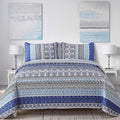 WONGS BEDDING Boho Quilt Set King Size, Lightweight Bedspread Coverlet Bedding by WONGSBEDDING