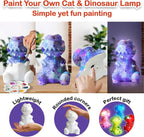 Goody King Paint Your Own Cat & Dinosaur Lamp Kit, Arts & Crafts - Image 5