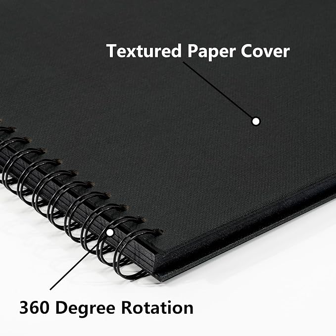 Vienrose Scrapbook Album 10x10 Inch Blank Thick Kraft Paper DIY Scrapbooking - Image 6