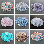 LAIDANLA Multicolor 400pcs Natural Chip Stone Beads 5-8mm Healing Crystal - Image 3