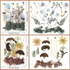 Nuanchu Dried Pressed Flowers for Resin Molds Dried Mushrooms Crafts Fake - Image 4