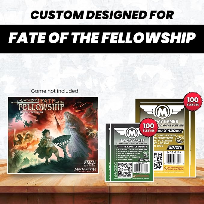 MayDay Game's Fate of the Fellowship Premium Compatible Card Sleeve Bundle - Image 4