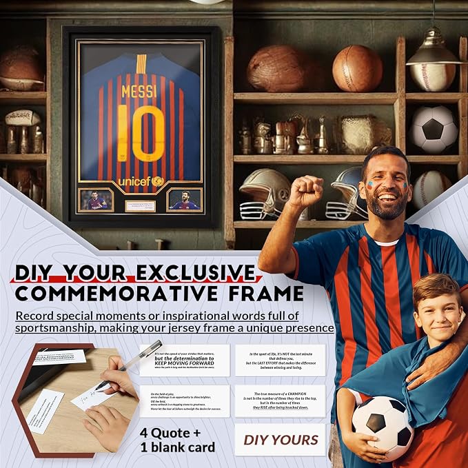 JupDec Jersey Frame Display Case 3 Pack, Large Clear Acrylic Shadow Box - Image 5