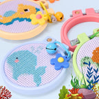 Caydo 6 Pieces Sea Animal Cross Stitch Kit - Image 5