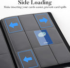 Premium 9 Pocket Card Binder for 360 Cards, Fabmaker PU Cover Trading Card - Image 5