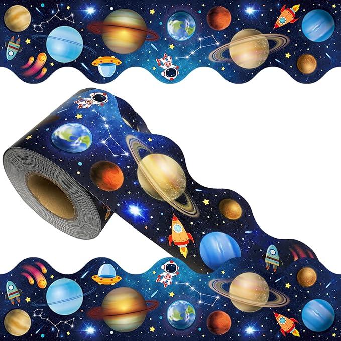 69Ft Outer Space Theme Bulletin Board Borders Galaxy Bulletin Board Border Star by Unknown