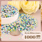 4000PCS 5mm Resin Rhinestones Bulk - Image 2