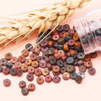 Natural Stone Heishi Beads for Necklace Making, 4 mm x 2 mm Small Flat Round - Image 7