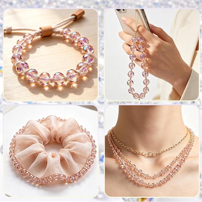 1250 PCS Beads for Jewelry Making Kit, Bracelet Making Beads Bulk Set - Image 7