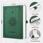 EMSHOI Lined Journal Notebook, 320 Numbered Pages, A5 Size | Leather Hardcover - Image 5