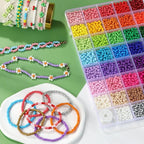 4mm Seed Beads for Jewelry Making, Funtopia 39 Colors Small Beads for Bracelets - Image 5