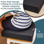 Frienda 2 Pack 5" x 24" x 24" Upholstery High Density Foam Cushion Replacement - Image 4