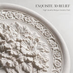HuiBeans 3 Pcs DIY Floral Plaster Plate Painting Kit - Image 2