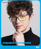 ANYLUV Blue Light Glasses Men, Relieve Eyestrain and Eye Protection, Al-Mg - Image 2