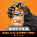 Gorilla Tough & Clear, Double Sided Mounting Tape, Weatherproof - Image 2