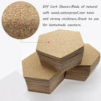 Self-Adhesive Mini Cork Tiles Mat - Image 3