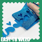 Glitter Iron On 12in X 5ft, HTV Heat Transfer Vinyl | Glitter HTV Easy to Cut & - Image 4