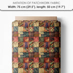 Elegant Lady Patchwork Cotton Fabric Panel – 6 Designs + Bonus Patchwork Sheet - Image 7