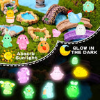 56 Pcs Easter Luminous Mini Resin Figurines 56 Style Glow in The Dark Little - Image 4