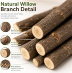 QTLCOHD 100Pcs 6 Inch Wood Sticks - Image 3