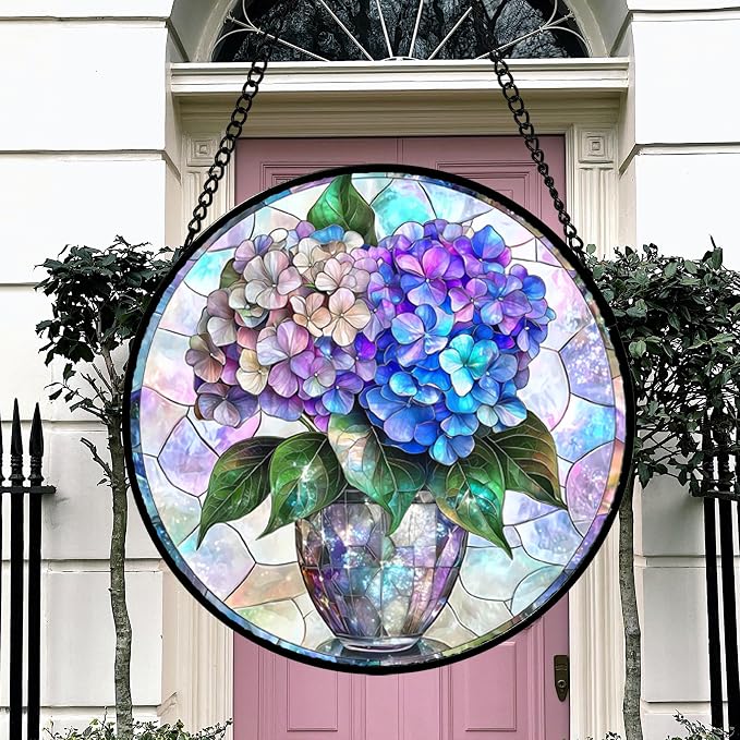 Stained Glass Window Hanging, Mother's Day Birthday Gifts - Image 4