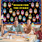 gisgfim 80Pcs Rocket Cutouts Back to School Decorations Bulletin Board Outer - Image 5