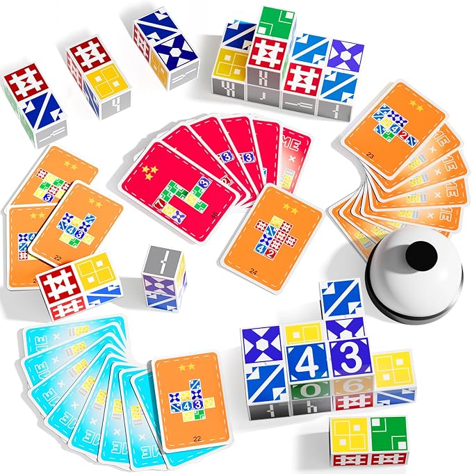 2.0 Family Board Game for Kids & Adults, Block Puzzle Games, 2+ Player Card by BBnoteExperiencethefunofsportstomakeyourchildbetter