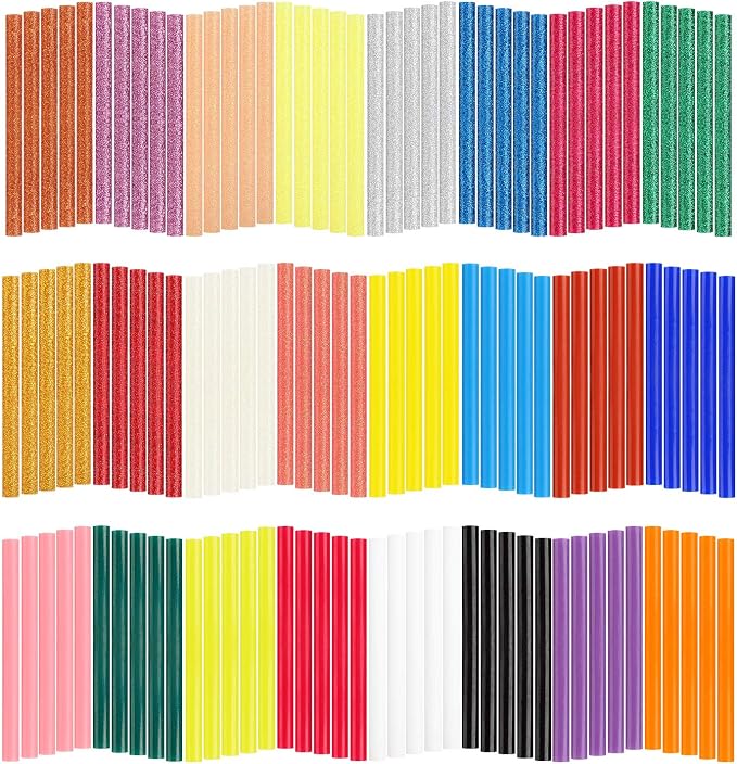 Gartful 120pcs Colored Glue Sticks by Gartful