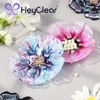 HeyClear 5Pcs Coaster Silicone Resin Molds, Flower Coaster Epoxy Resin Molds - Image 4