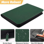 360 Cards Ringless 9-Pocket Side Loading Trading Card Binder, PU Zipper Fixed - Image 3